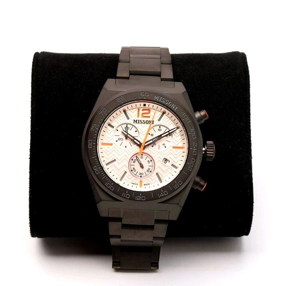 MISSONI MWQJ00222 Wristwatch Water Resistant 5ATM .M331 Bracelet Watch, 44.5mm